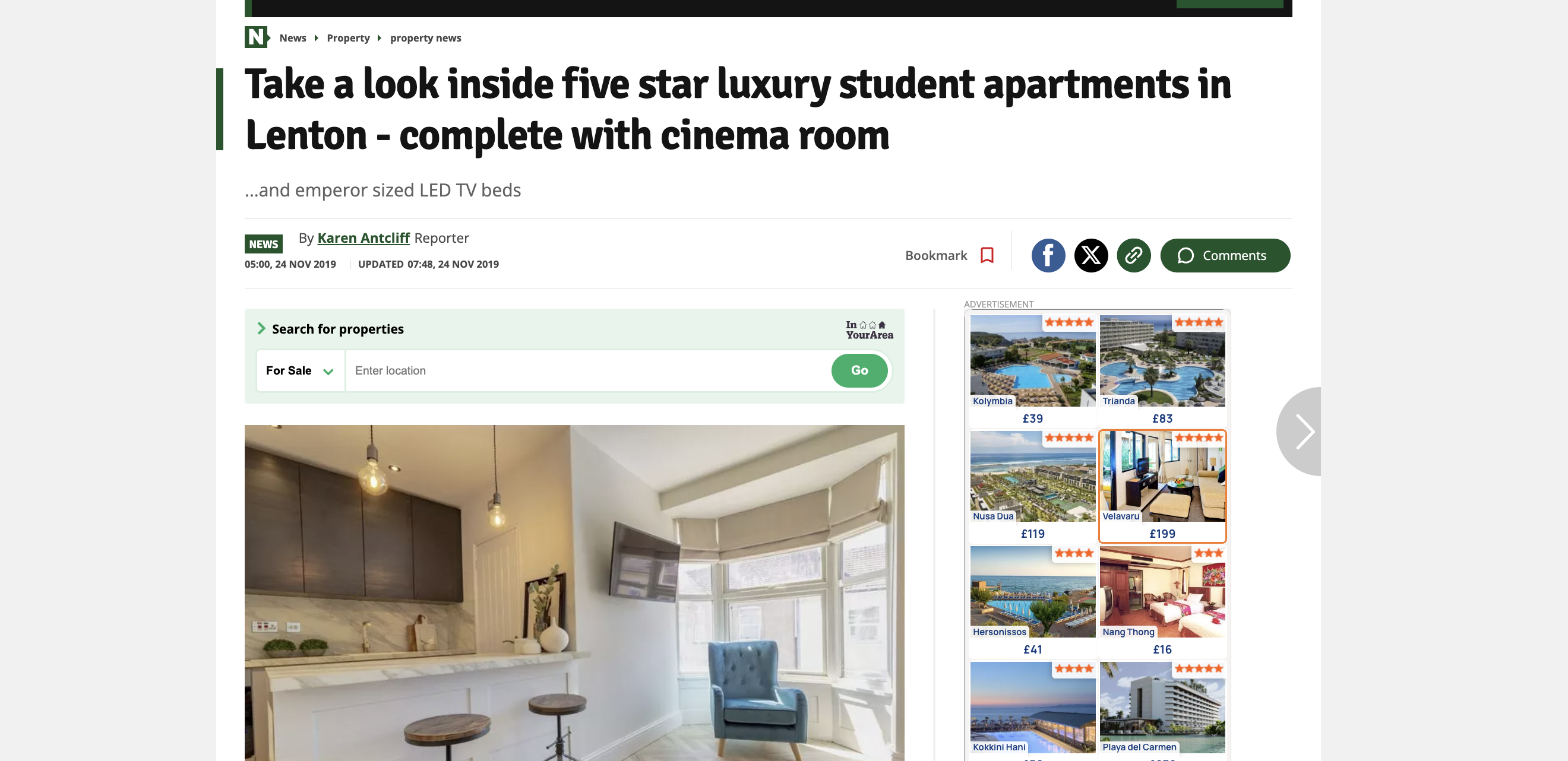 Take a Look Inside Our Five-Star Student House Featured in the Nottingham Post